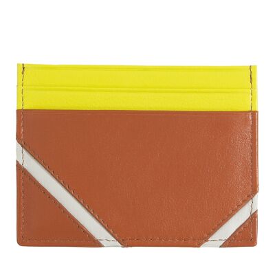 Dudu Small Tennis Credit Card Holder Multicolour Cinnamon