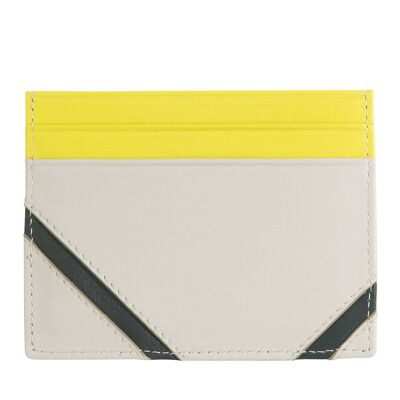 Dudu Small Tennis Credit Card Holder Multicolour Pearl grey