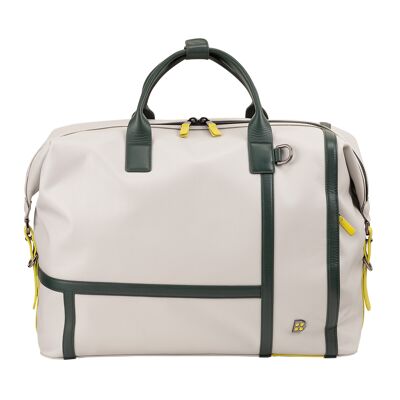 Bourse de tennis en peau Dudu grigio perla