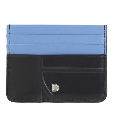 Porta carte di credito piccolo Dudu Multicolore Nero_blu pastello