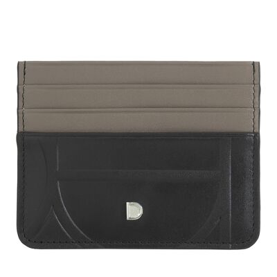 Porta carte di credito piccolo Dudu Multicolore Nero_taupe