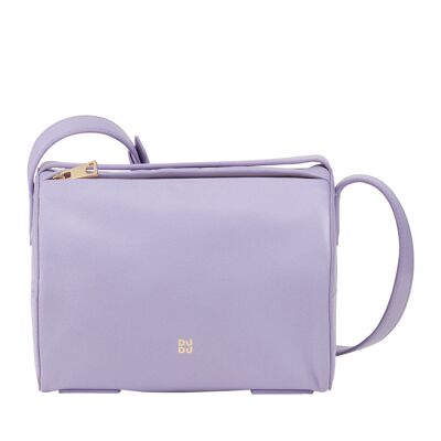 Borsa a tracolla piccola in pelle da donna Dudu Lilla_arancione