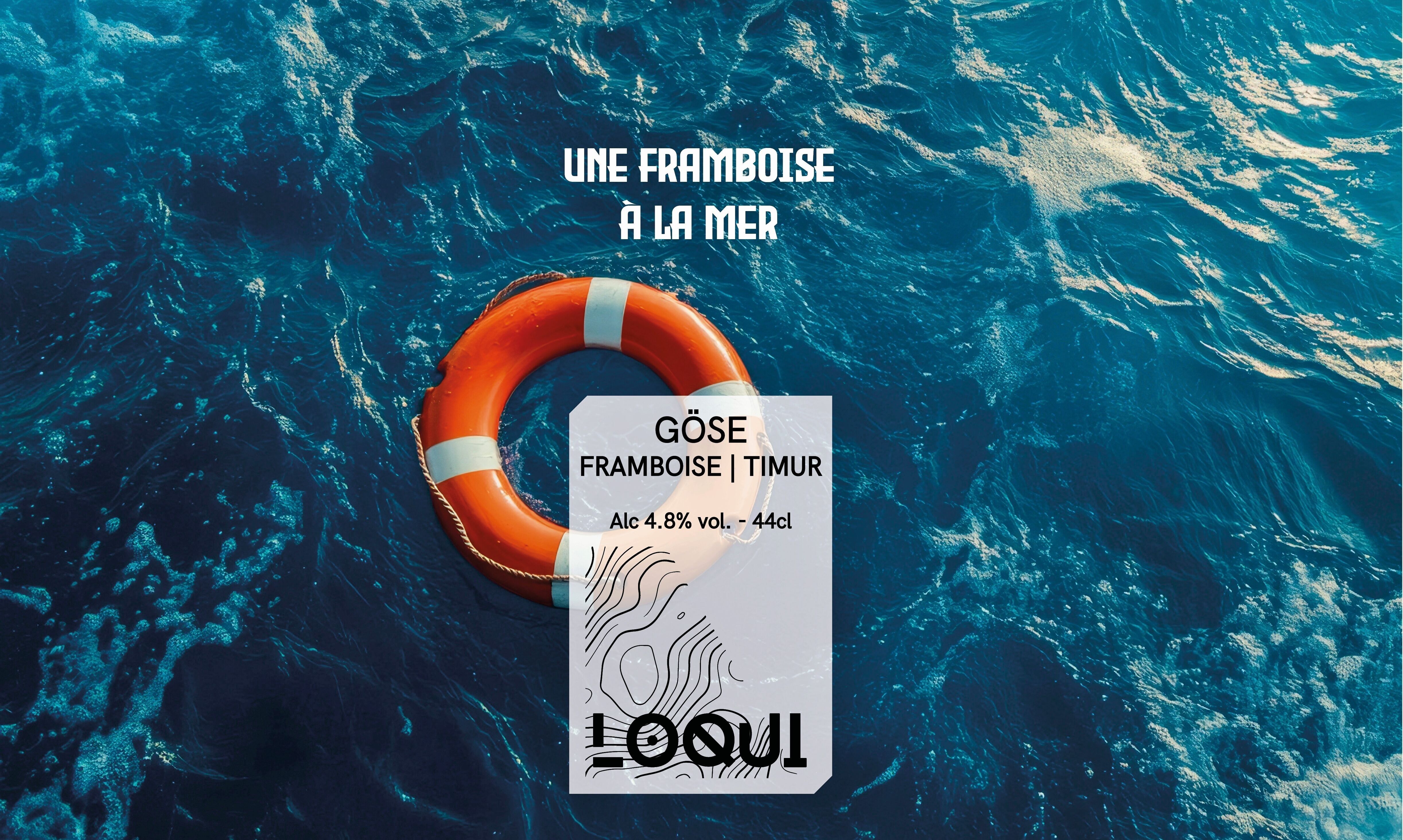 Göse - Eine Himbeere am Meer - Himbeere/Timurbeeren - 4,5% alc.- 44 cl