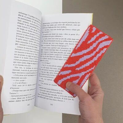 Canvas Kit - Zebra - Bookmark