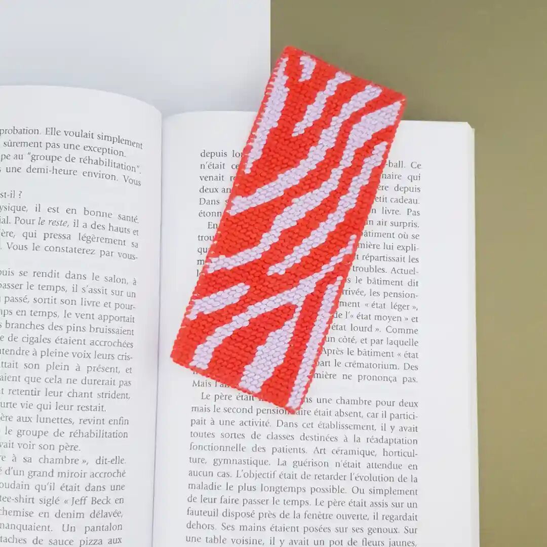 Canvas Kit - Bookmark - Zebra