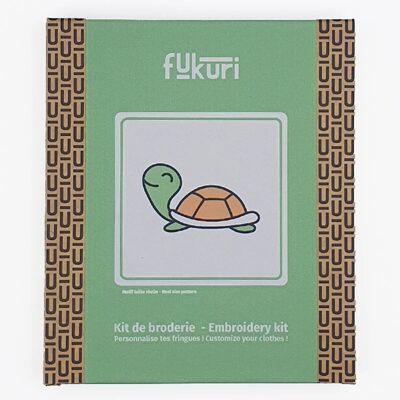 Kit da ricamo - Tartaruga Kawaii