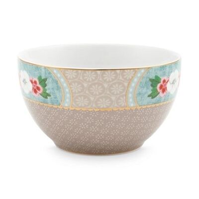 PIP Bowl Blushing Star Flower Khaki 9.5cm