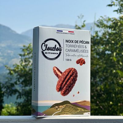 Chouchous Artisanaux Noix de Pécan caramélisée - Étui Provençal 120G