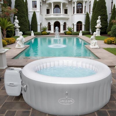 Luxury Inflatable Jacuzzi – 2-3 Persons – Ø170 cm – 110 AirJets – Winterproof – Including Accessories