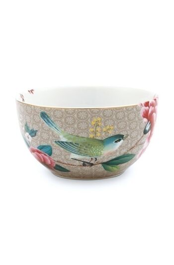 PIP Bol Blushing Birds Kaki 12cm