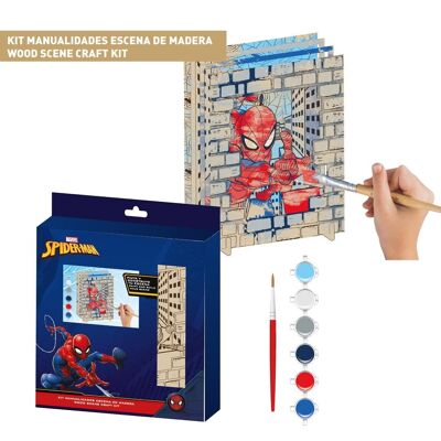 SPIDERMAN COLORABLE WOODEN FIGURES - 2700001728