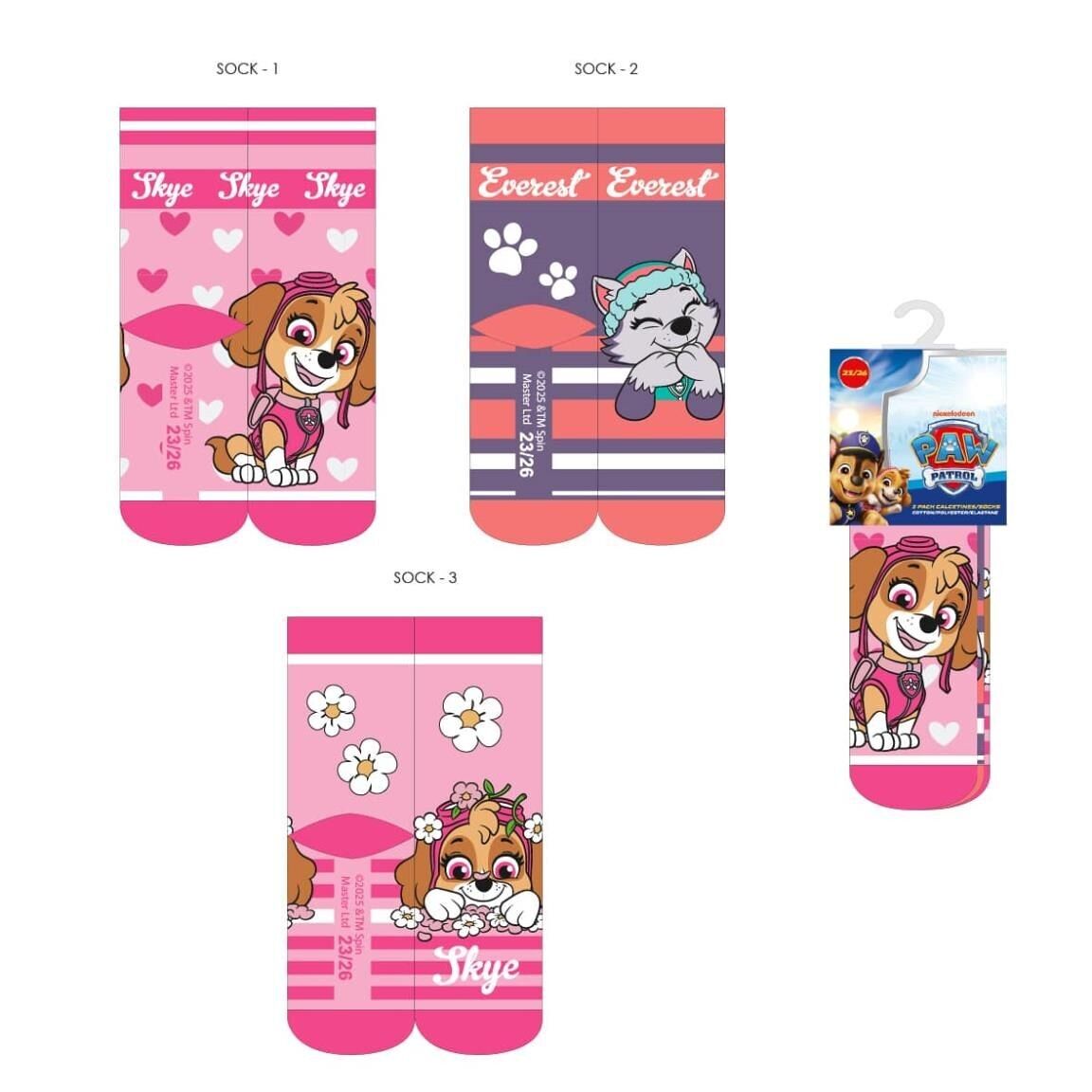PAW PATROL MÄDCHEN-SOCKEN-SET - 2900002478