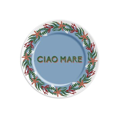 1 plate diam 16cm with CIAO MARE