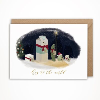 Soy to the world - Vegan Christmas cards