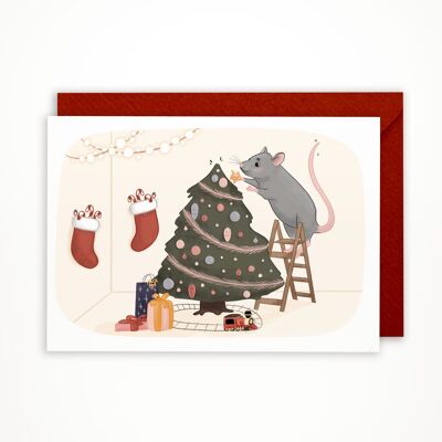 Greeting Card - A Mouse Christmas