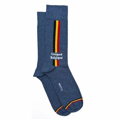 Denim unisex socks - 'Unique Belgique V2'