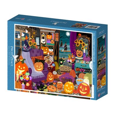 Puzzle 1500 Pièces - L'heure des Sorcières d'Halloween