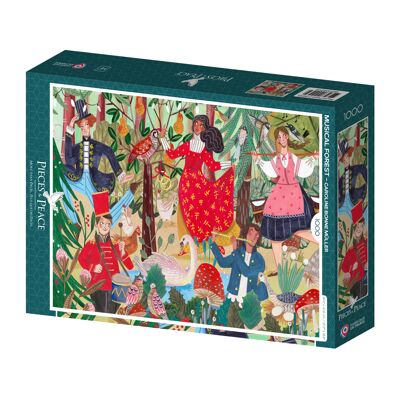 Puzzle 1000 Pièces - Forêt Musicale