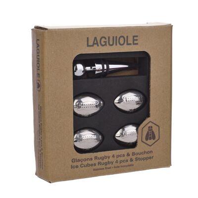 Laguiole ice cube cooler with stopper