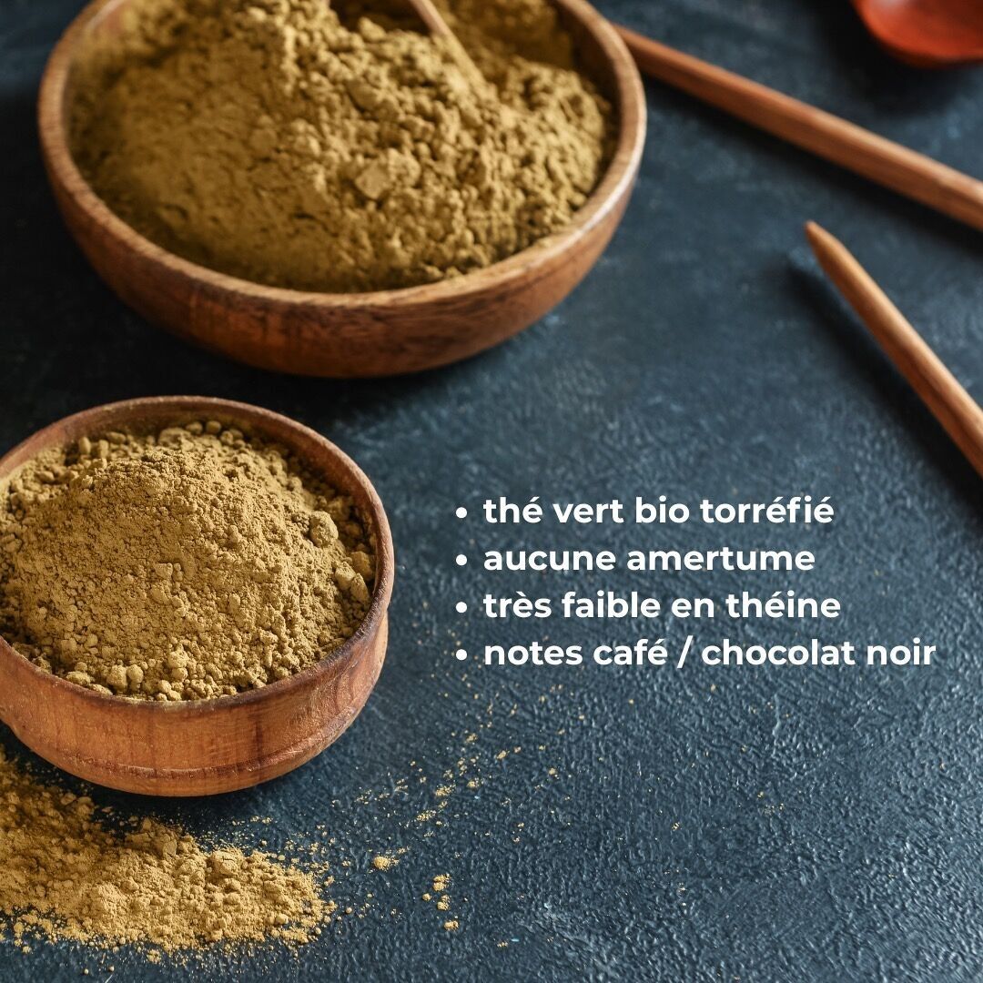 HOJICHA POWDER - ORGANIC ROASTED GREEN TEA 100G CHR