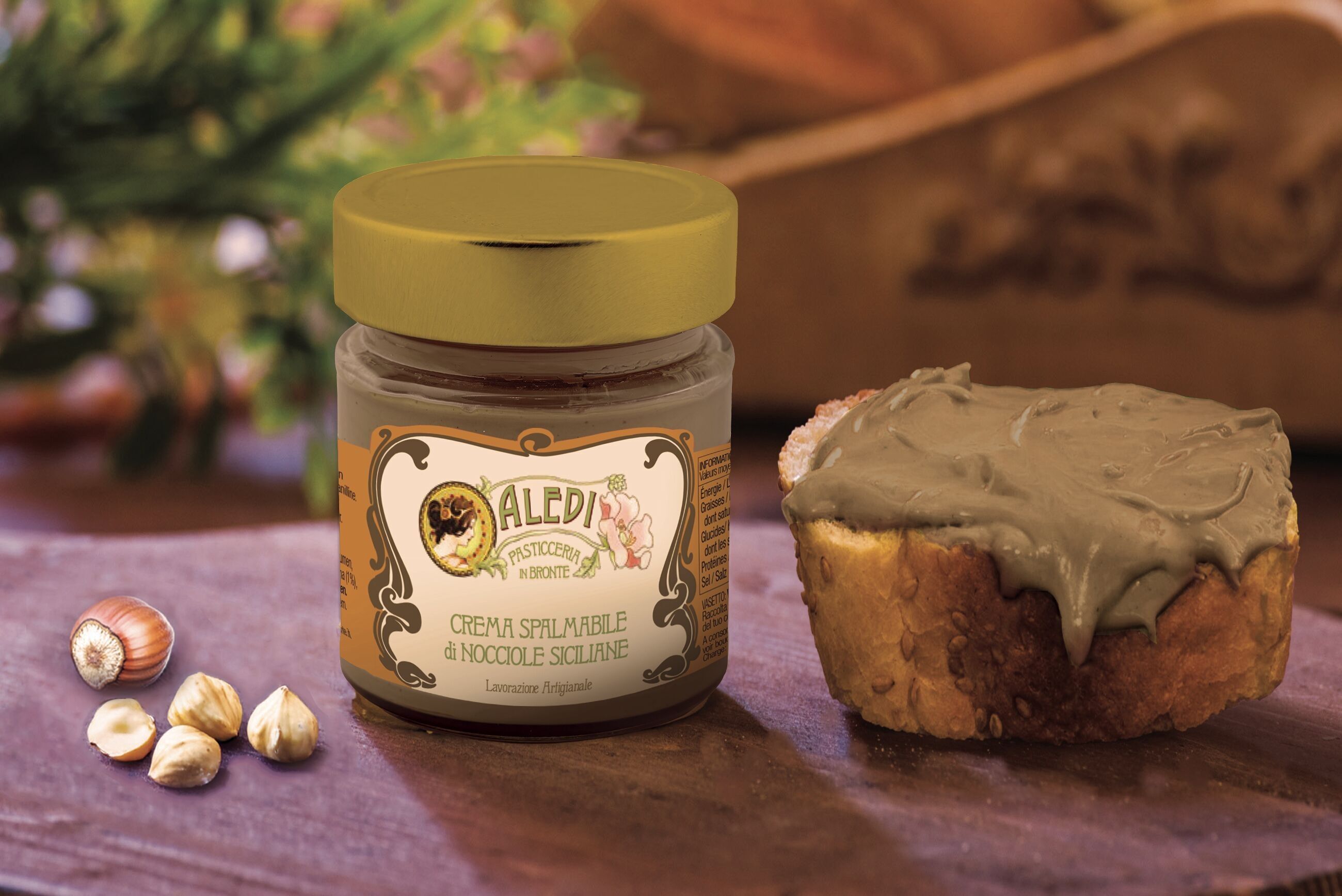 Crema di Nocciole Siciliane g.190