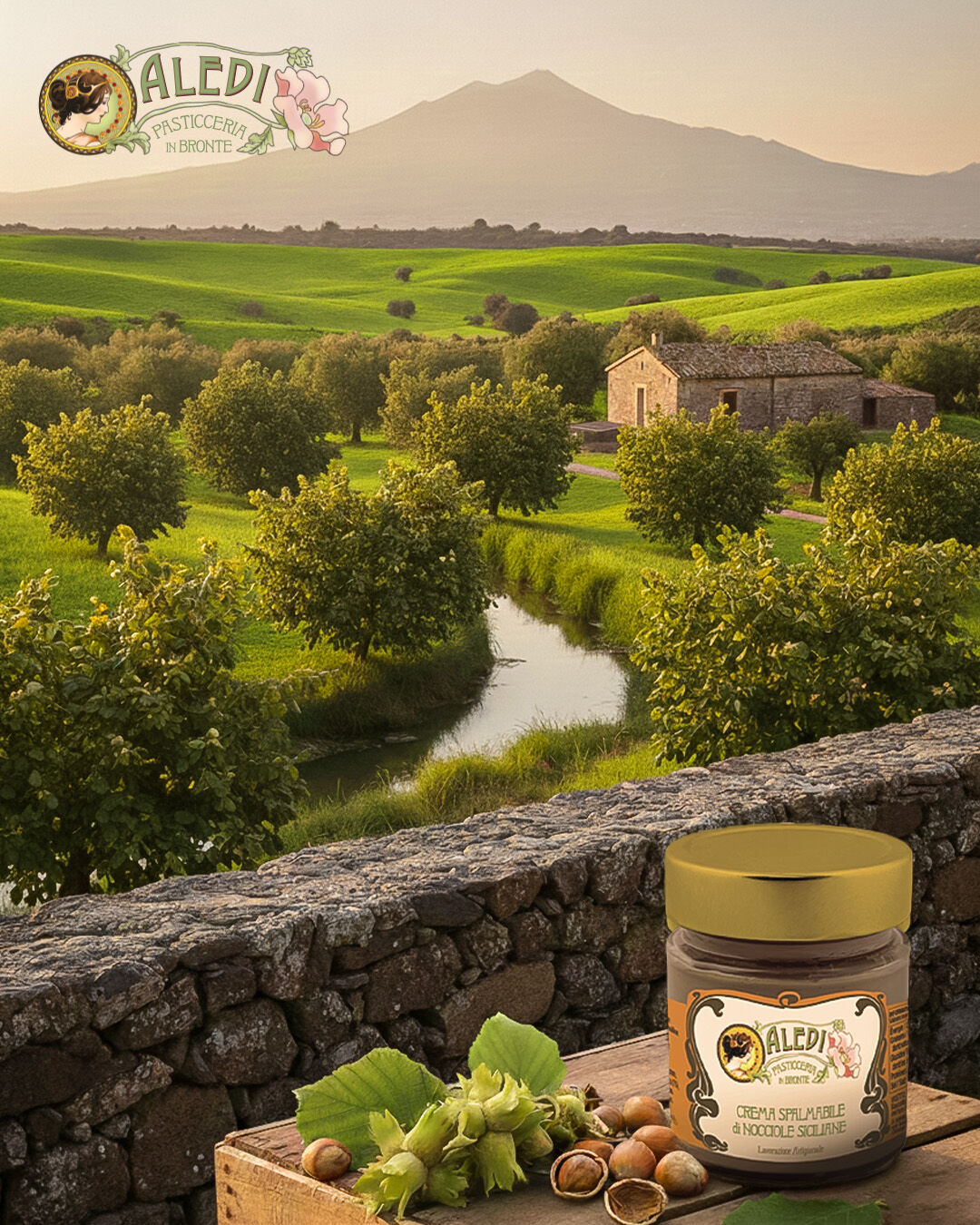 Crema de avellanas sicilianas g.190
