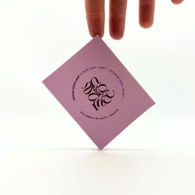 Exfoliating Soap - Grape Seed + Mint - 100g
