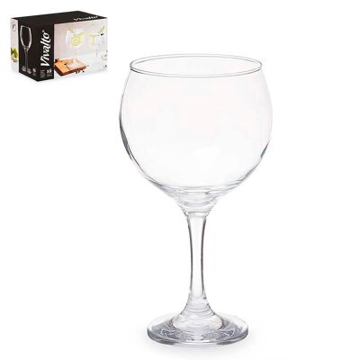 SET 6 COPAS VIDRIO XL 620ML Color:Transparente
