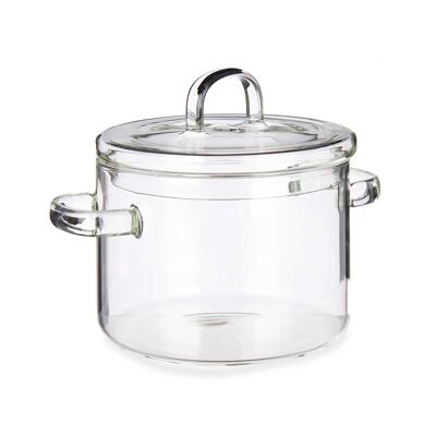 BOROSILICATE POT 1400ML Color: Transparent