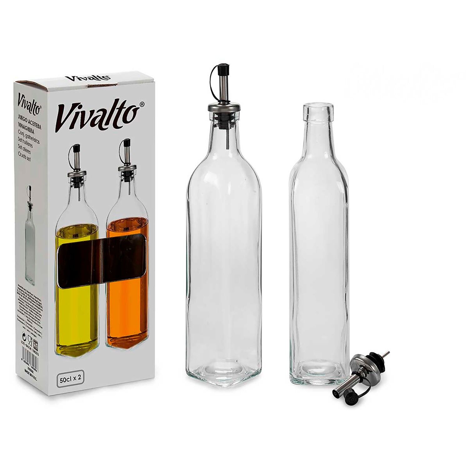 50CL GLASÖL- UND ESSIGSET Farbe: Transparent