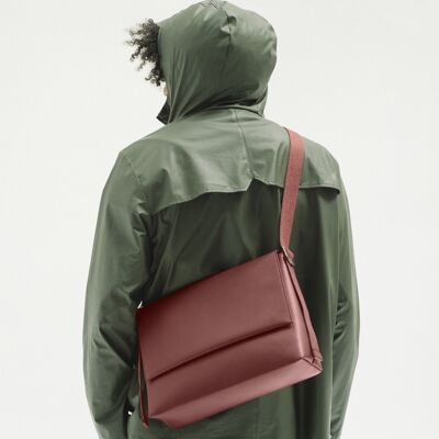 Messenger Bag-burgundy