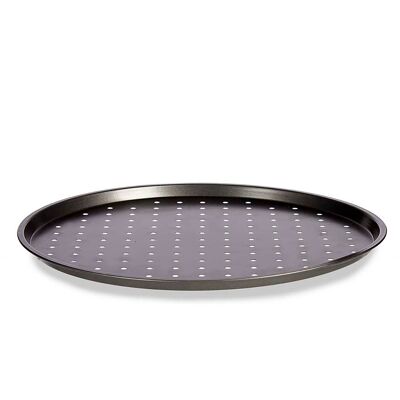 Teglia per forno pizza 33 cm Colore: Grigio