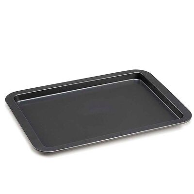 PLATEAU RECTANGULAIRE EN MÉTAL 48CM Couleur : Gris