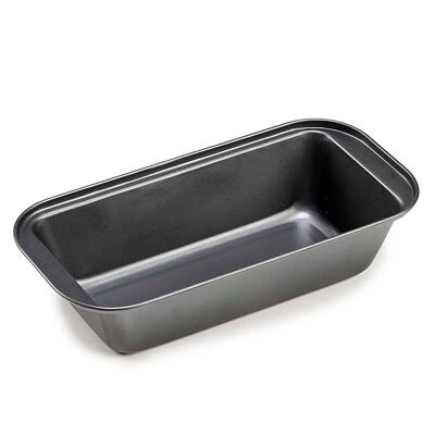 Stampo metallico rettangolare da 25 cm.Colore: grigio scuro