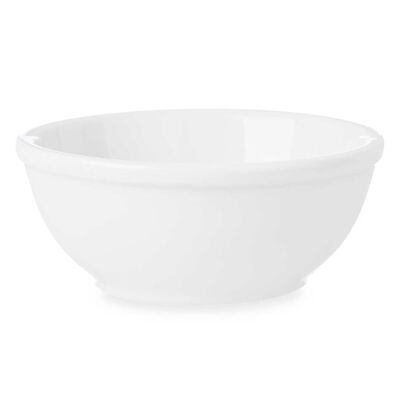 CONFEZIONE DA 6 CIOTOLE ROTONDE IN PORCELLANA 13 CM Colore: Bianco