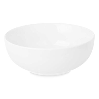 CONFEZIONE DA 2 INSALATA ROTONDA IN PORCELLANA 25 CM Colore: Bianco