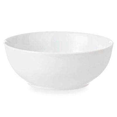 PACK OF 6 PORCELAIN BOWLS 15.5 CM Color: White