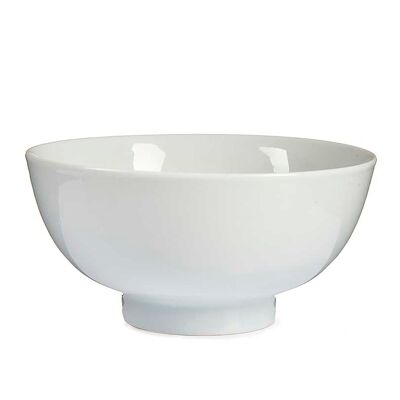 Tall Round Bowl, White, 1000ml Color: White