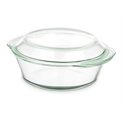 POÊLE EN BOROSILICATE 2000ML Couleur : Transparent