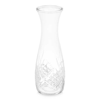 Pichet losange sculpté sans anse 1000 ml Couleur : Transparent