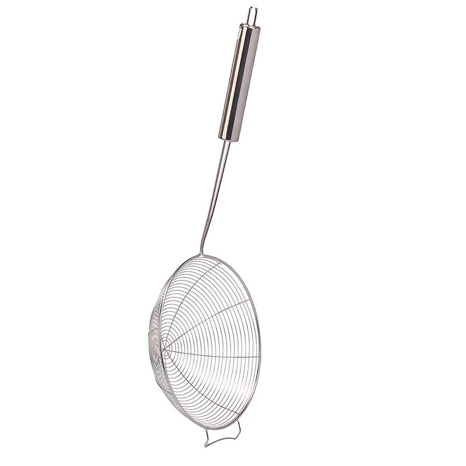 19CM STEEL DRAINING SHOVEL WITH STAND Color: Silver