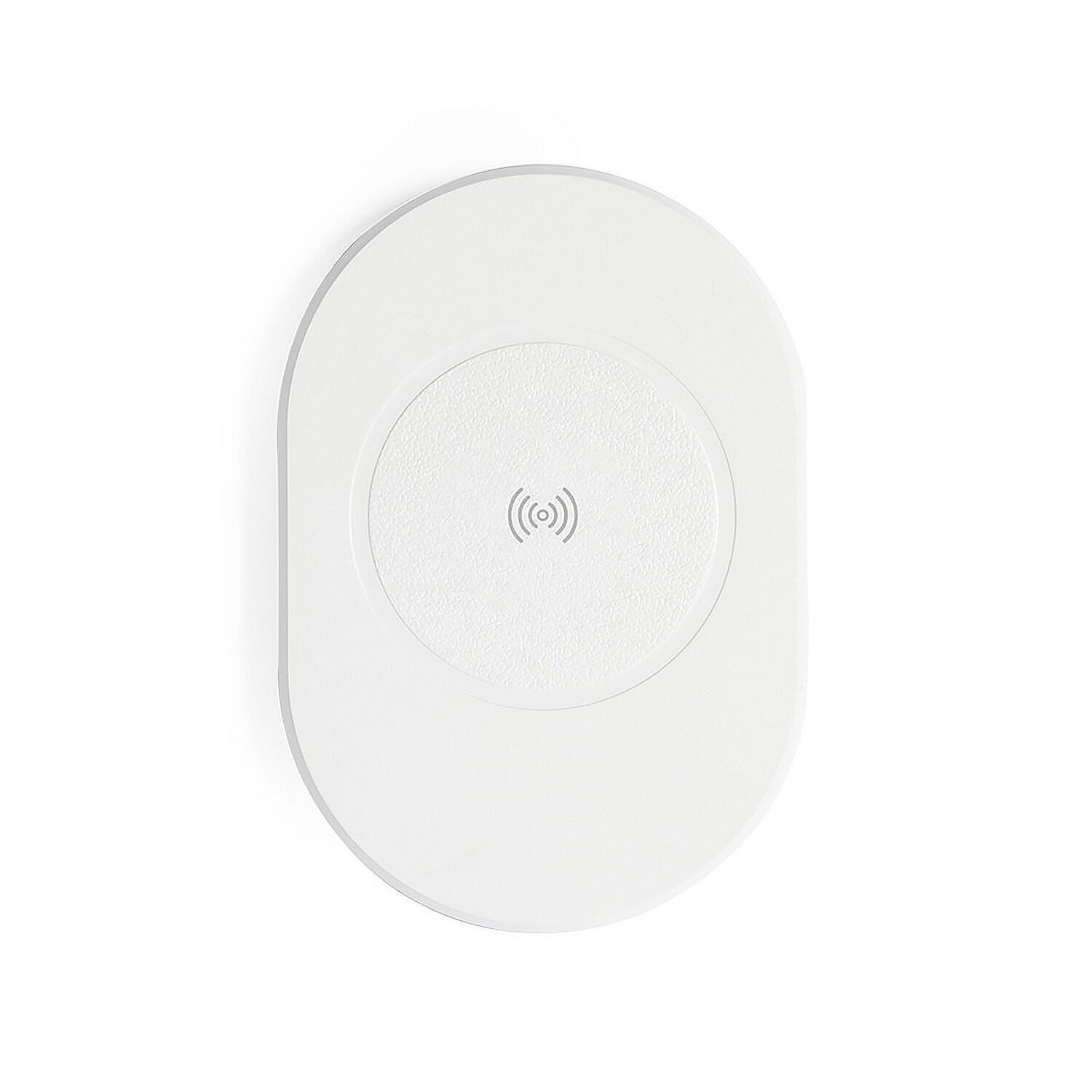 10 W schnelles kabelloses Ladegerät. Farbe: Weiß.