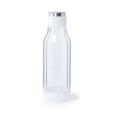 Bouteille isotherme en borosilicate à double paroi 500 ml Couleur : Transparent