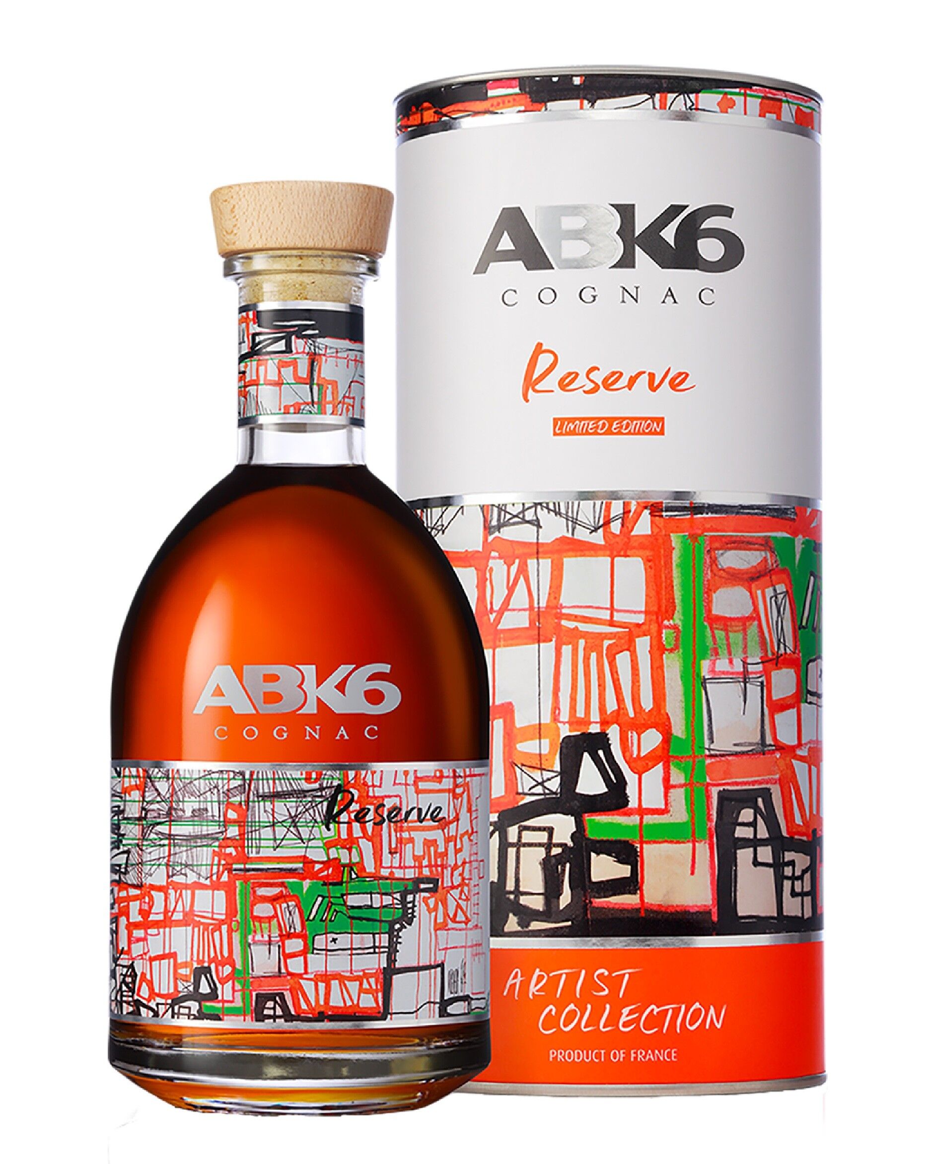 ABK6 Cognac Reserve Artist Collection Serie limitada n ° 2 70cl 40 ° en bote