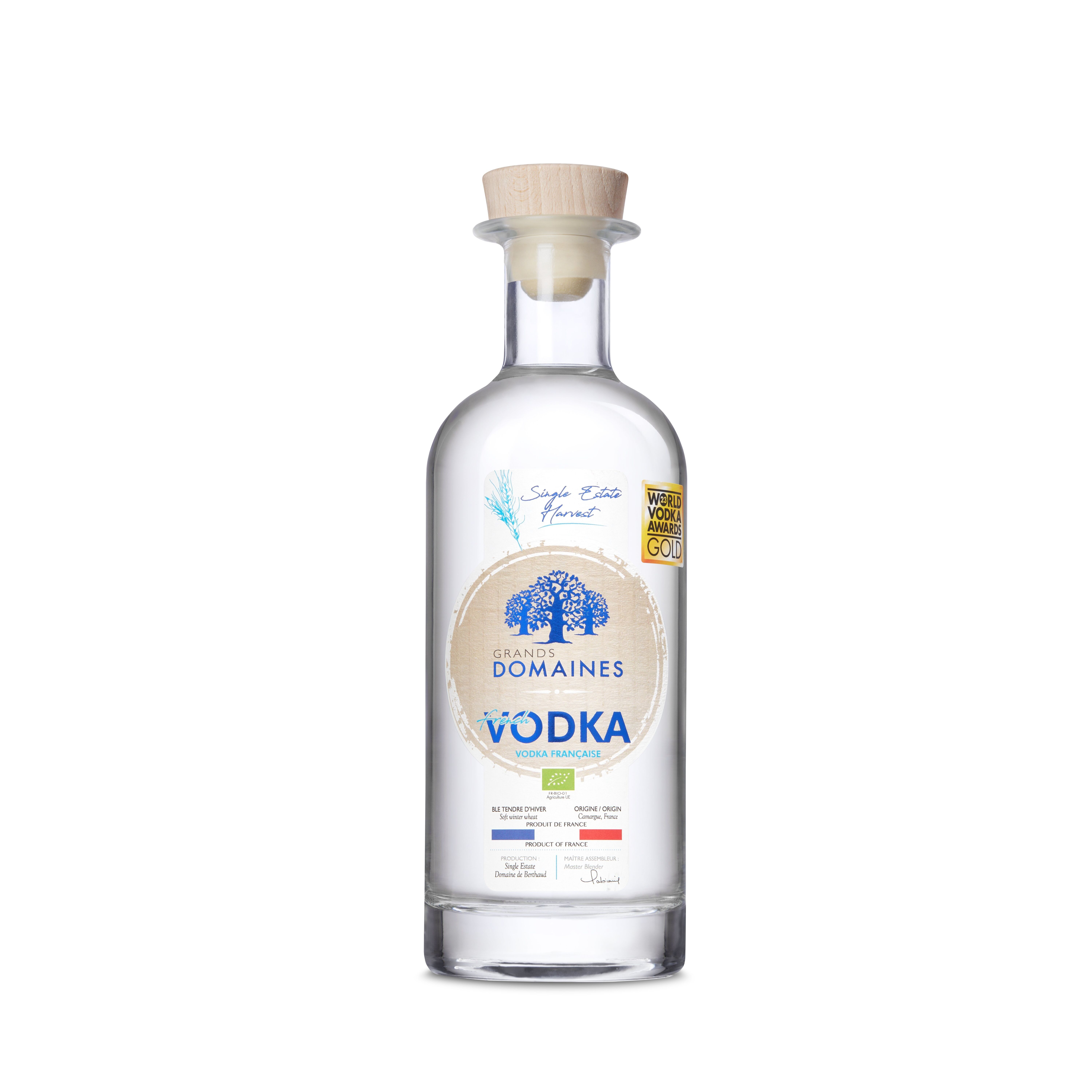 Grands Domaines Vodka BIO Française 70cl 40°