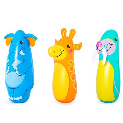 BESTWAY. UP, IN & OVER. PUNCHING ANIMALS 91 CM. AGE +3 YEARS. Random design.Color:Random
