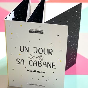 Un jour dans sa cabane - Ptite comptine en N&B