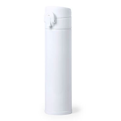 Double-walled steel thermos, hot/cold, 330 ml. Color: White