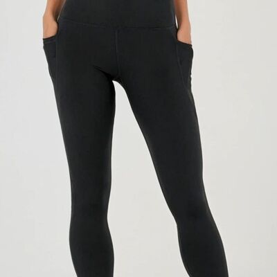 Leggings moldeadores de cintura alta con bolsillos y largo completo