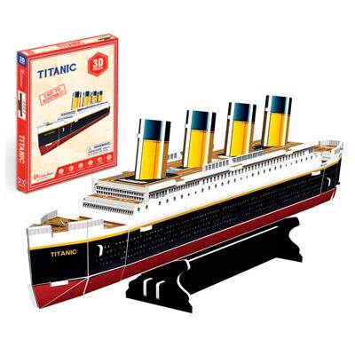 Puzle 3D Titanic 29x4x10 cm. Color:Multicolor